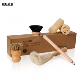 木柄厨房清洁刷套装